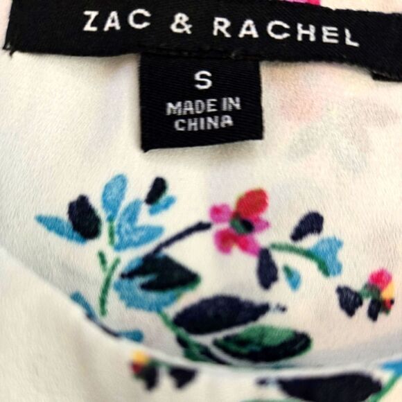 EC ZAC & RACHEL FLOWERS AND DOTS LAYERED TANK SZ.S - Picture 5 of 5